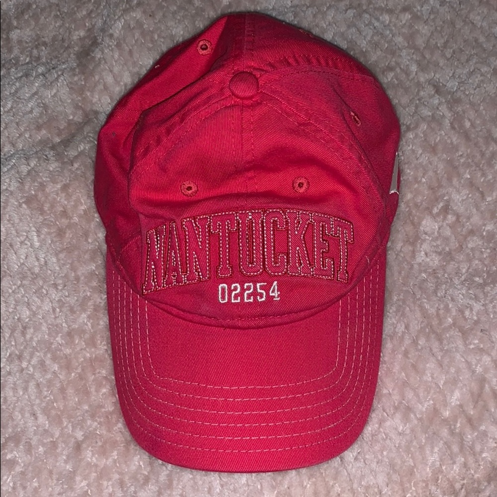 Nantucket pink hat